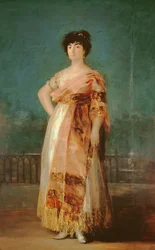 Porträt von La Tirana, Maria Fernandez, ca. 1792